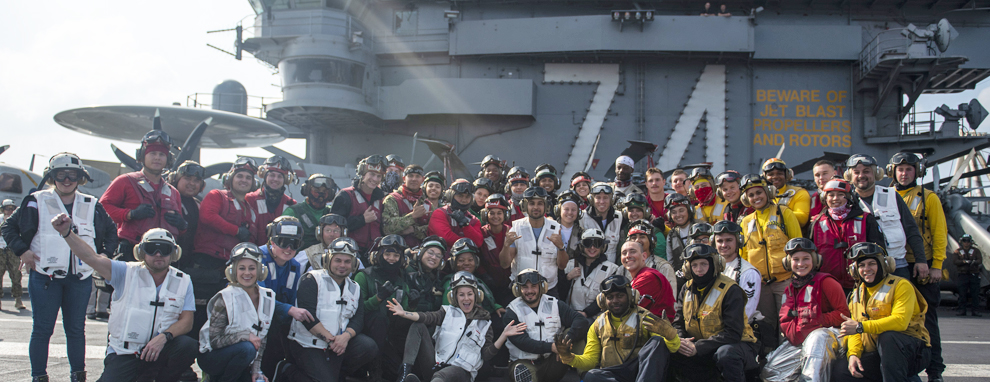 USS John C. Stennis Celebrates the Holidays with USO