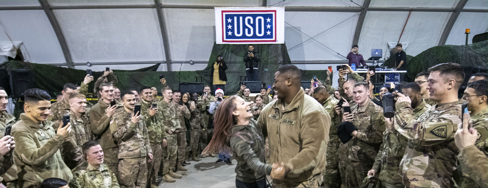 Final stop for the Chairman's 2018 USO Holiday Tour