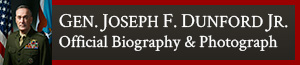 General Dunford's Official Biography and Photograph