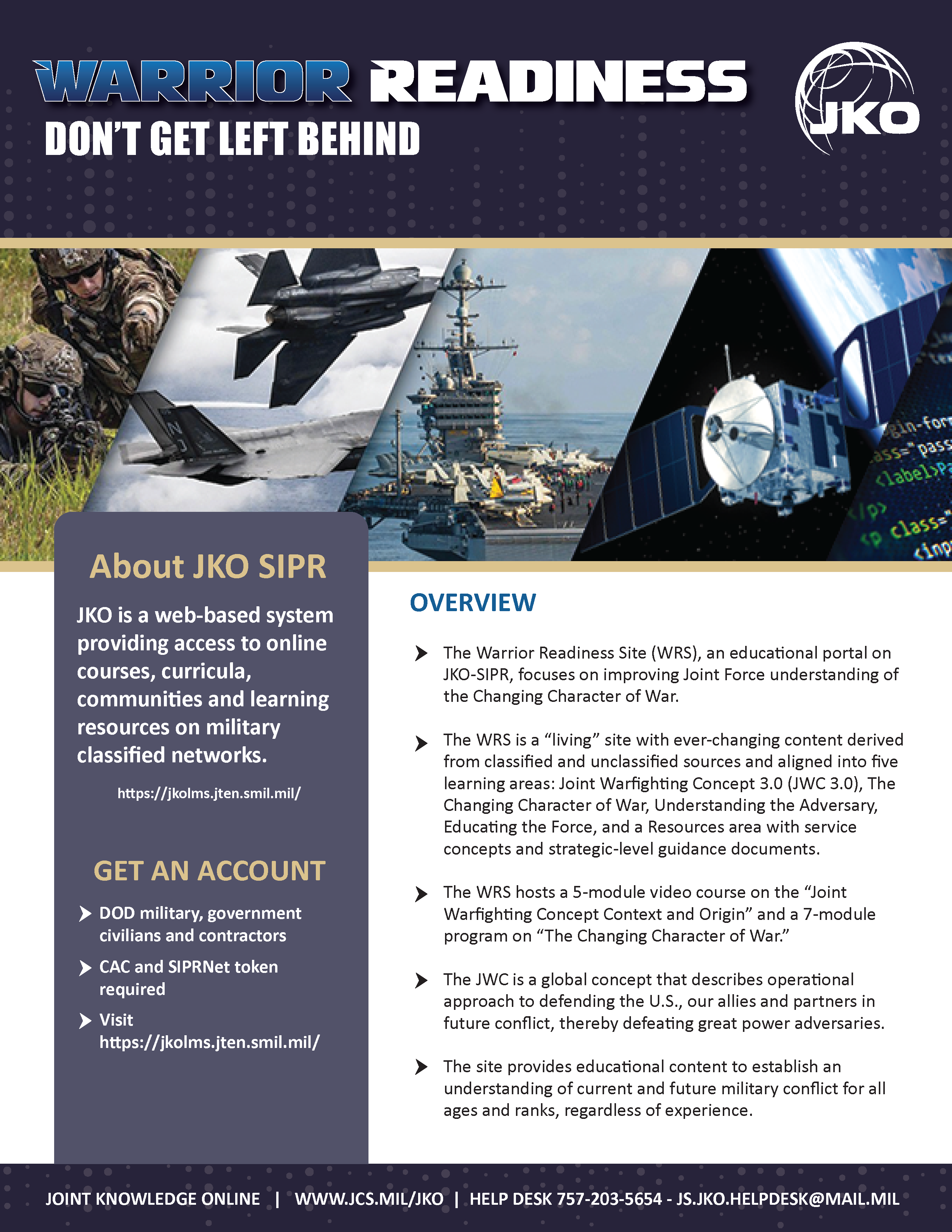 About Joint Knowledge Online JKO Training Education