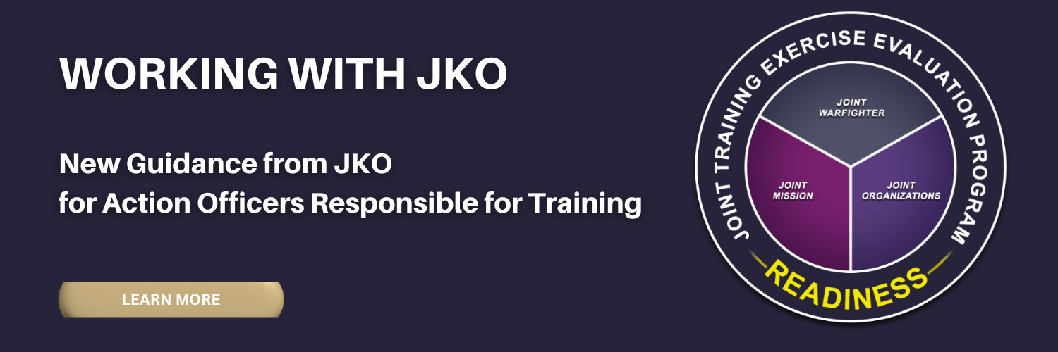 Joint Staff JKO Training