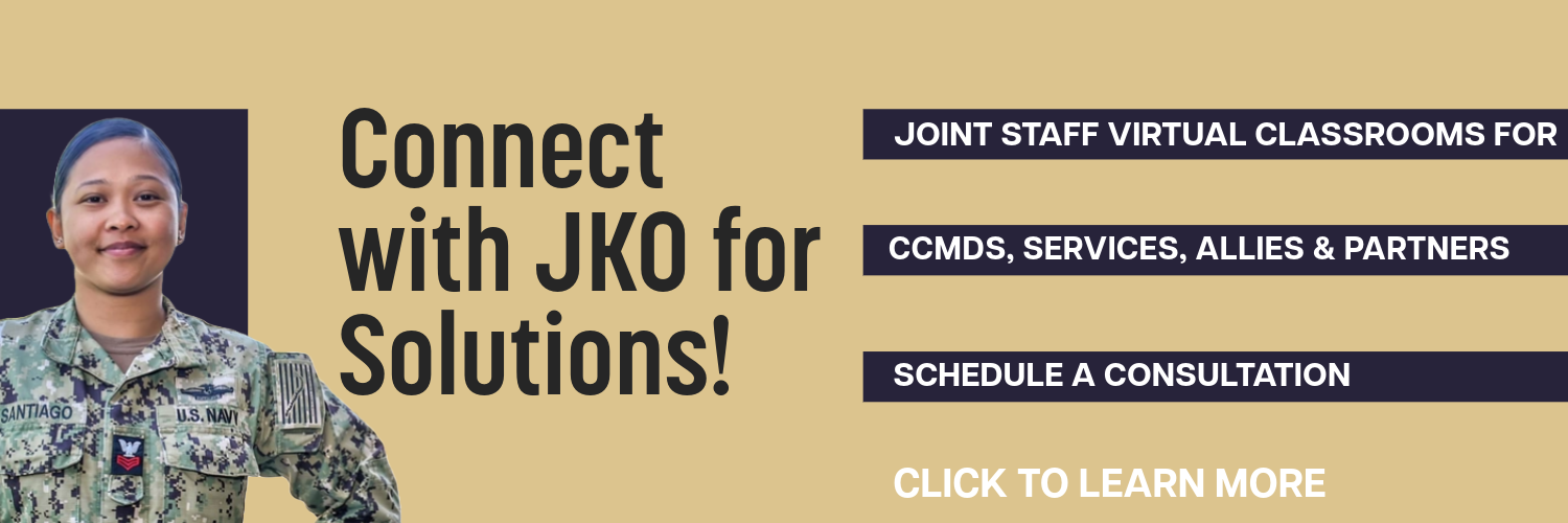 Joint Staff JKO Training