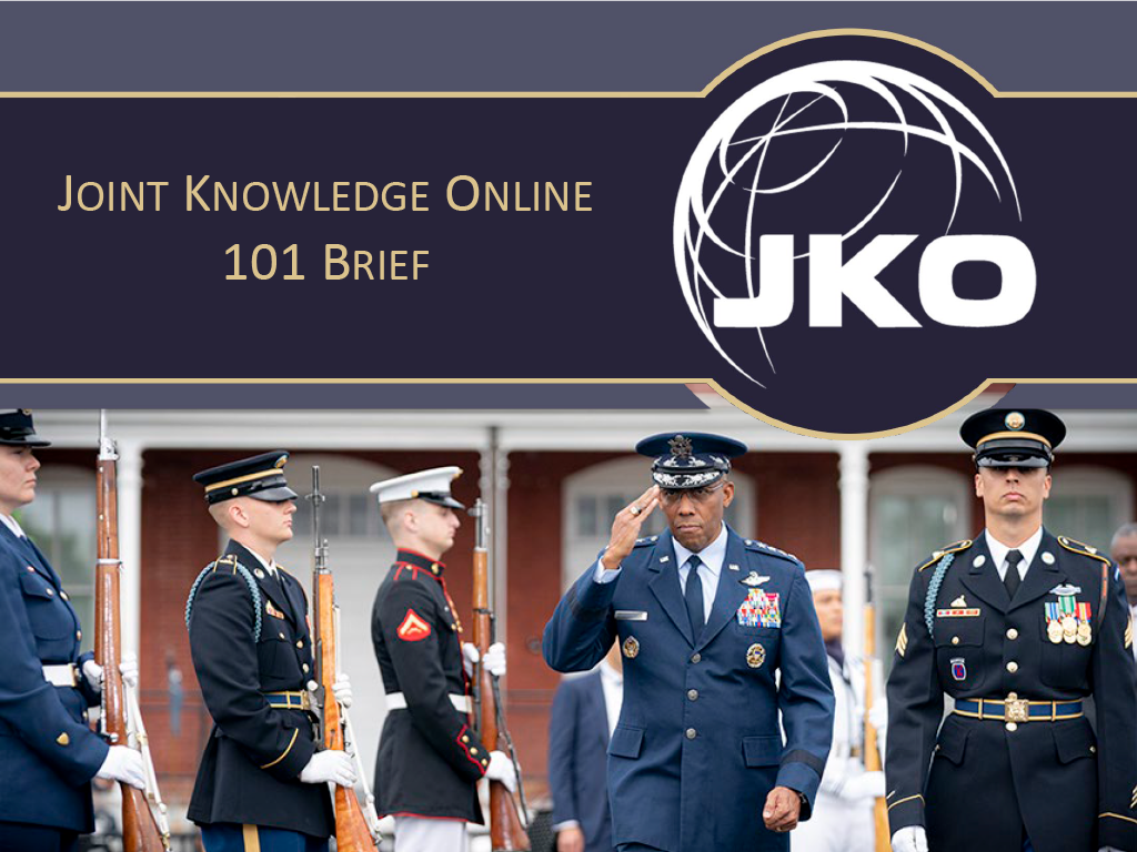 About Joint Knowledge Online JKO Training Education