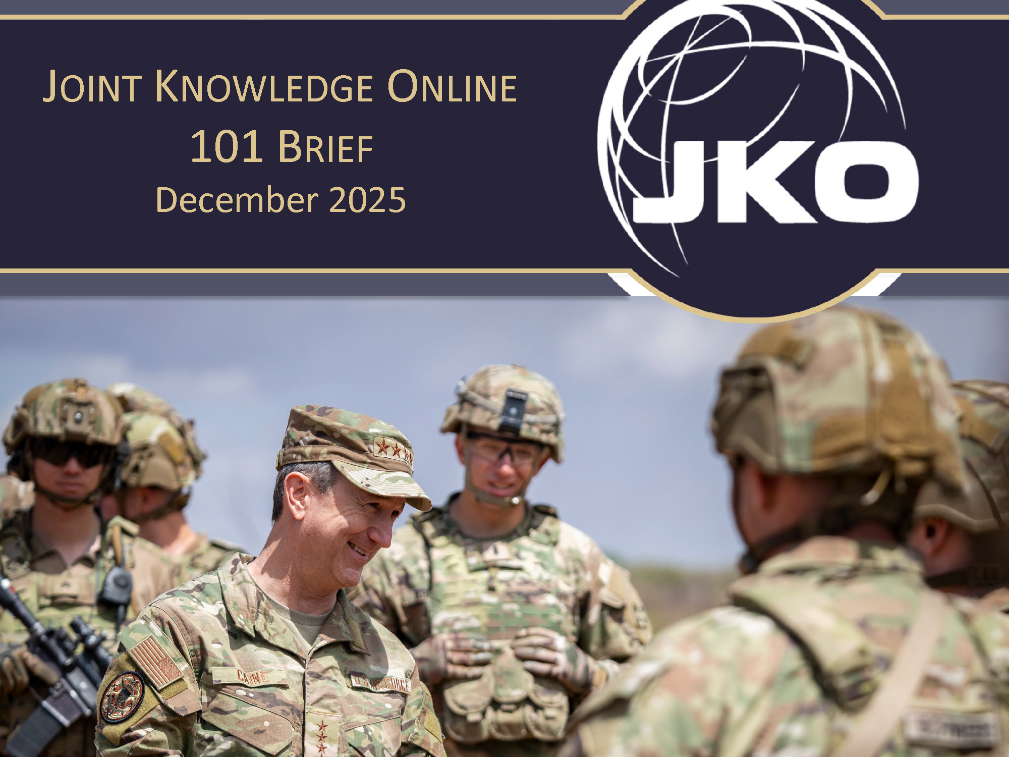 Joint Knowledge Online 101 Brief
