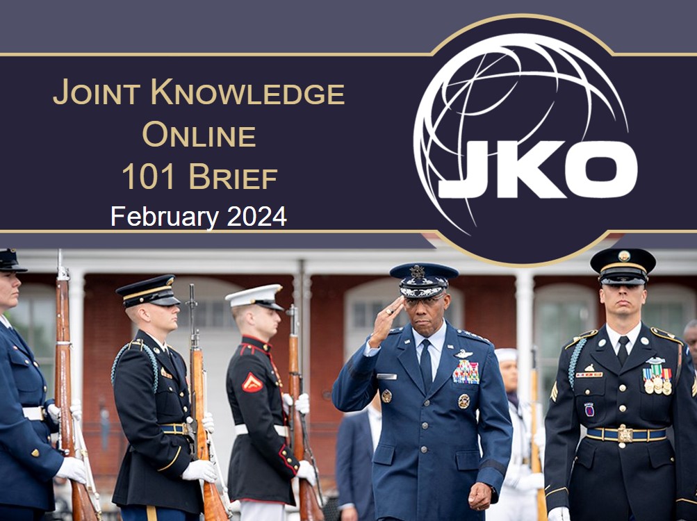 Joint Knowledge Online 101 Brief