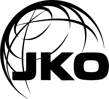 Black JKO logo