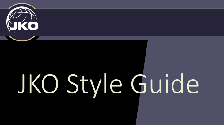 JKO Brand Guidelines